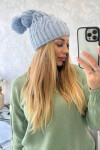 Fleecová čepice Paulina K227 modrá UNI