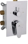 JB Sanitary Podomítkový box TIRA, třícestný D10 72 00