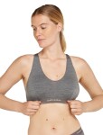 Dámská merino podprsenka ICEBREAKER Wmns 125 Cool-Lite Sprite Racerback Bra, Gritstone Heather velikost: S