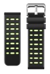 Aligator Silikonový řemínek Duální 22mm zelená (22AW0002)