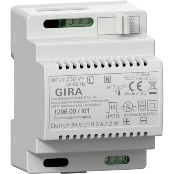 GIRA 129600 napájení
