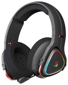 A4tech Bloody MR710 černá / Herní sluchátka s mikrofonem / 2.4 GHz / Bluetooth 5.3 / 3.5mm jack / Mikrofon výsuvný / RGB (A4TSLU47751)