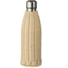 Ib Laursen Termolahev Polyrattan Handwoven Natural 500 ml, přírodní barva, kov, proutí