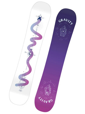Gravity SIRENE white snowboard - 151