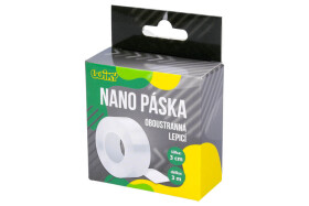 Oboustranně lepící nano páska 3 cm × 3 m