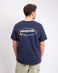Tričko Patagonia M's '95 Oval Logo T-Shirt New Navy: Kaleido
