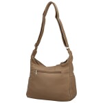 Stylová dámská koženková crossbody kabelka Arleta, béžová