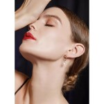 Stříbrné náušnice s perlou Elene - stříbro 925/1000, Bílá
