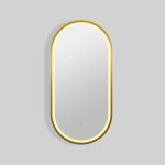 Zrcadlo se senzorem SAT Aurum 40x80 cm broušené zlato SATZAUR4080BZ SATZAUR4080BZ