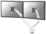Neomounts TIS DS70-250WH2 bílá / Stolní držák pro 2 monitory / 17-32" / VESA 75x75-100x100 / nosnost 9 kg (DS70-250WH2)