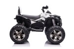 Mamido Dětská elektrická čtyřkolka ATV Power 12V 14Ah 4x4 bílá