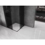 MEXEN/S - Velar L Duo sprchový kout, posuvné dveře 90 x 90, grafit, černá 871-090-090-02-43-70