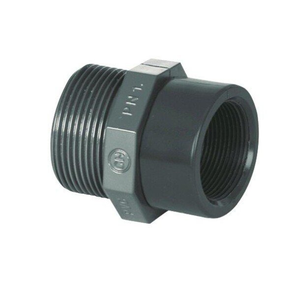 Fip PVC tvarovka - Redukce 1 1/2“ ext. x 3/4“ int.