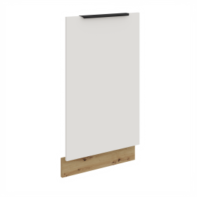 Dvířka na vestavnou myčku nádobí Aria ZM 713x446 Barva korpusu: Dub artisan, Barva dvířek: WH - Crystal white AFM