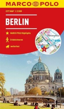 Berlín / mapa města (lamino) 1:12 000