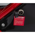Mamido Dětská elektrická motorka RENEGADE 50R 500W 36V červená