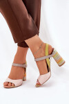 Sandály na podpatku model 211949 Step in style 41