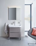 DURAVIT - Happy D.2 Umyvadlo 60x51 cm, s přepadem, s otvorem pro baterii, bílá 2318600000
