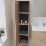 Koupelnová skříňka vysoká VitrA Mia 35x35x145 cm zlatý dub MIAV35D MIAV35D