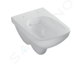GEBERIT - Selnova Compact Závěsné WC, Rimfree, bílá 500.280.01.7