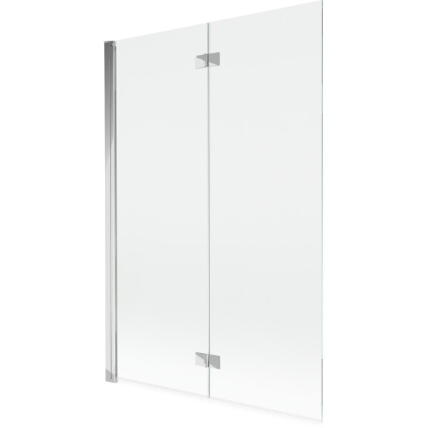MEXEN - MIST vanová zástěna 120x150 cm 6mm 2-s, chrom, čirá, levá 8A9-120-002-01-00-L