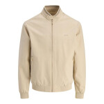 Jack&Jones pánská bunda JPRBLUBRAD BOMBER JACKET SN 12273393 WHITE PEPPER L