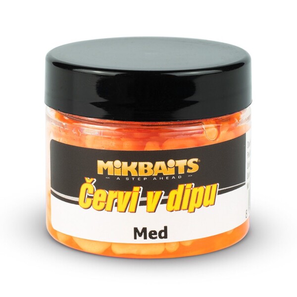 Mikbaits Červi v dipu 50ml - Smradlavý sýr,Mikbaits Červi v dipu 50ml - Smradlavý sýr