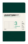 Zápisník Jottbook pur A6, 64l, tečkovaný, Forest Green, 3ks