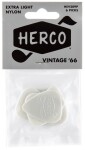 Dunlop Herco Vintage '66 White Extra Light