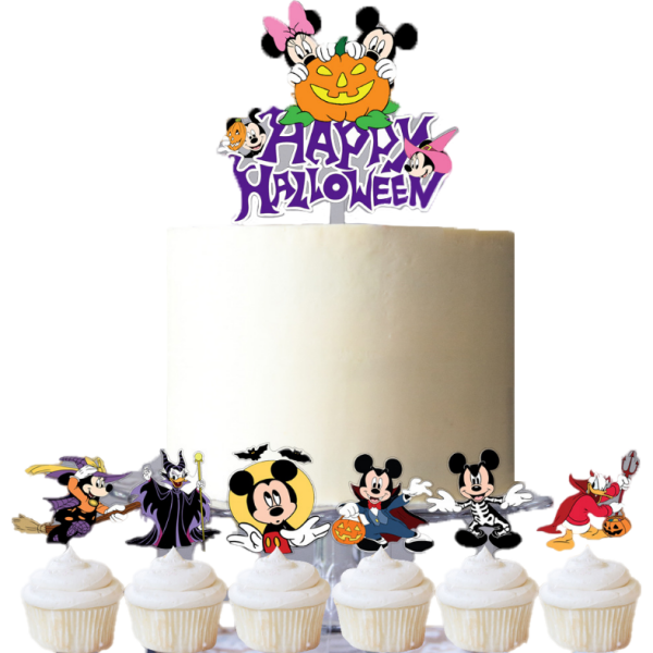 Zápich do dortu Mickey Halloween Cakesicq