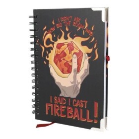 Zápisník delux - I Cast Fireball!