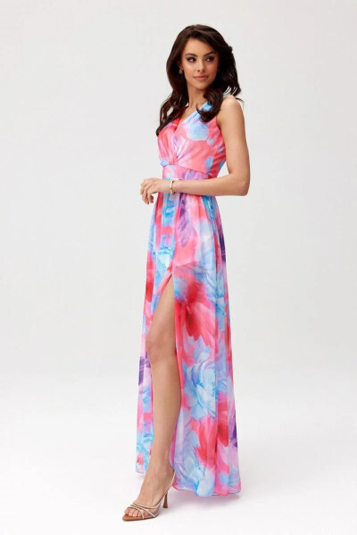 Dámské šaty SUK0477 53D /195907 Multicolor - Roco Fashion Mix barev L-40
