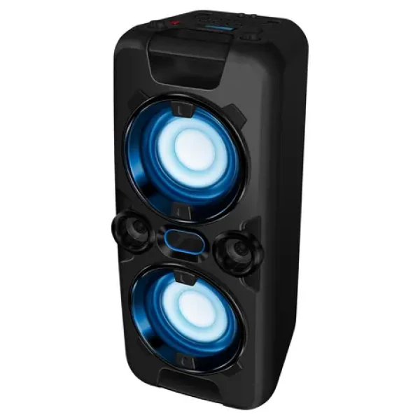 SENCOR SSS 3800 černá / bezdrátový podsvícený reproduktor s mikrofonem / 60W / Bluetooth 2.1 / USB / 4000mAh / LCD (8590669232598)