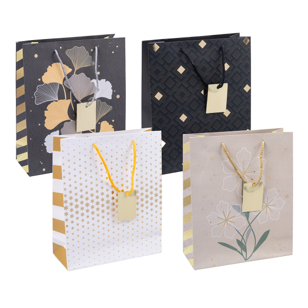 DONAU HOME dárková taška - Elegant, mix motivů - 12ks