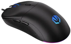 Endorfy GEM Plus černá / optická / drátová / herní / 19000 dpi / PAW3370 / 6 tlačítek / RGB / Kailh GM8.0 / USB / 1.8m (EY6A005)