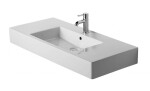 DURAVIT - Vero Umyvadlo 105x49 cm, s přepadem, s otvorem pro baterii, bílá 0329100000