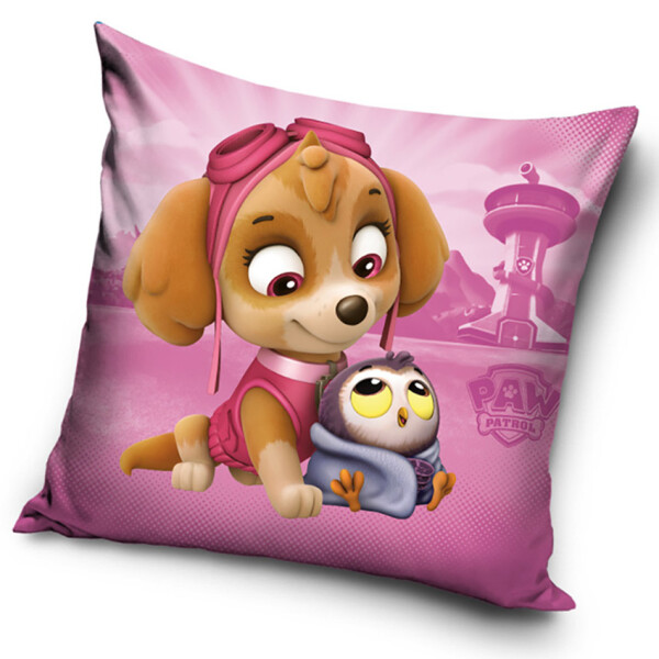 Povlak na polštářek Tlapková Patrola Skye a Huhu