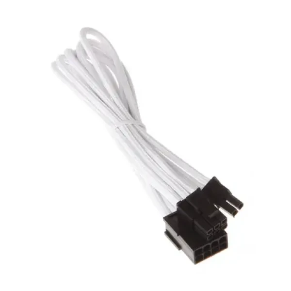 SilverStone Prodlužovací kabel 8-Pin-PCIe na 6+2-Pin-PCIe - 250mm bílá (SST-PP07-PCIW)