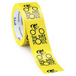 72 x PVC lepicí páska s firemním potiskem RAJA - standardní - 1 barevný potisk - hnědá- 50mm x 66m