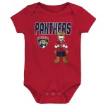 Outerstuff Dětské body Florida Panthers NHL Littlest Player 3Pk Creeper Se Velikost: Batole 0-3 Měsíce