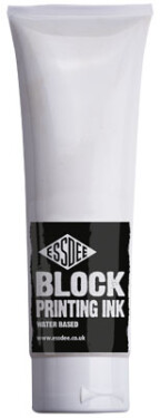 EssDee Block Printing Ing barva na linoryt 300 ml bílá