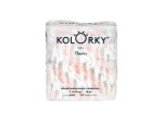 KOLORKY DAY jednorázové eko plenky květy - L (8-13 kg), 19 ks