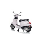 Mamido Dětský elektrický skútr Vespa ROMA bílý