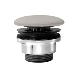 GSI umyvadlová výpust 5/4“, neuzavíratelná, keramická zátka, 5-65, creta mat PVC08