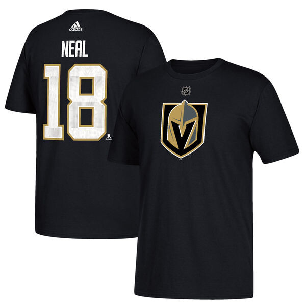 Adidas Pánské Tričko #18 James Neal Vegas Golden Knights Black Velikost: