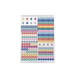 Busy B Nástěnný kalendář s perem Weekly Blue 2026/27, modrá barva