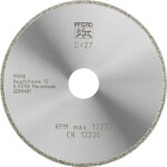 PFERD 68412237 D1A1R 125-2-22,23 D 427 GAD diamantový řezný kotouč Průměr 125 mm Ø otvoru 22.23 mm Duroplast , Technická keramika 1 ks