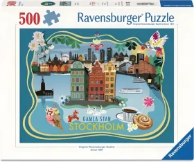 RAVENSBURGER Puzzle Staré město, Stockholm