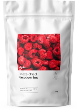 Vilgain Lyofilizované maliny – 80 g