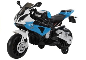 Mamido Dětská elektrická motorka BMW S1000RR Maxi modrá